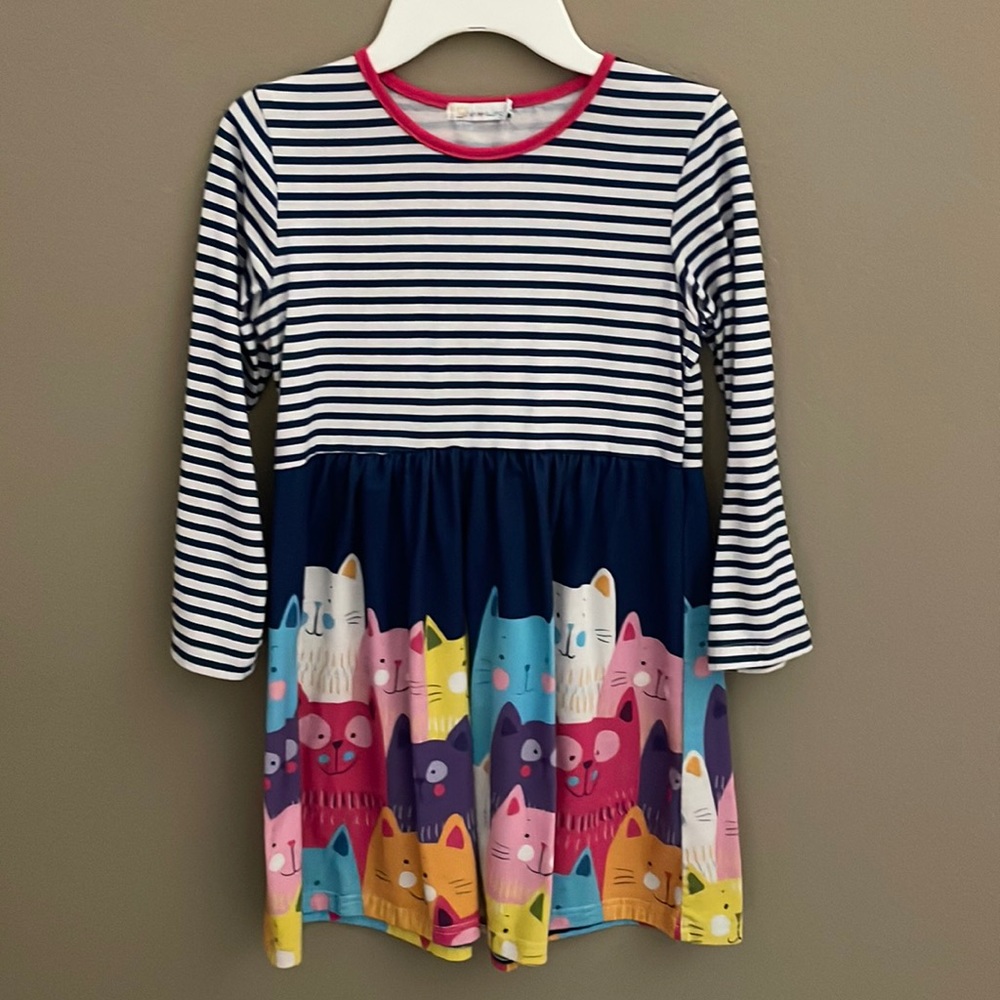 Girls cat dress